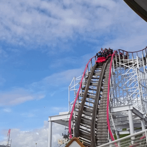 An animated GIF showing fun park activities